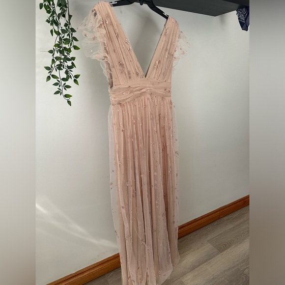 BALTIC BORN | Blush pink maxi dress with jewel detailing NWT - Picture 1 of 6